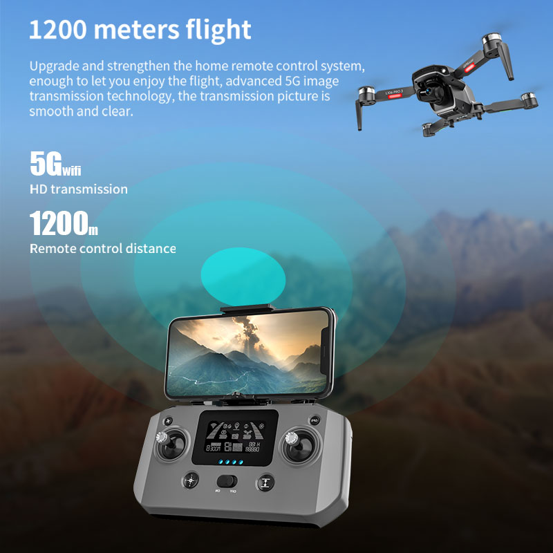 L106 Pro 3 Drone 5G WIFI FPV F - Drone Gimbal 2 Axis review and price