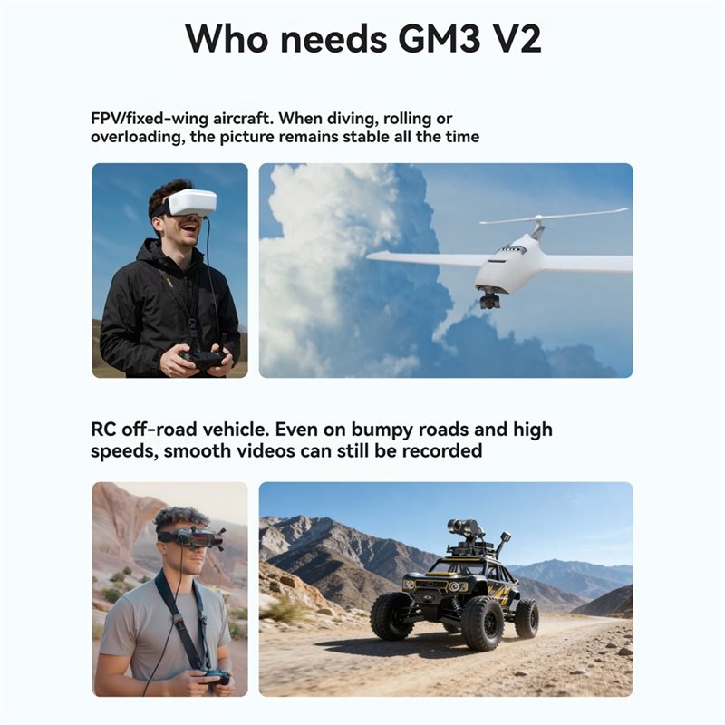 [NEW!A25P】 GM3 V2 FPV Gimbal 3 - Drone Gimbal 3 Axis review and price