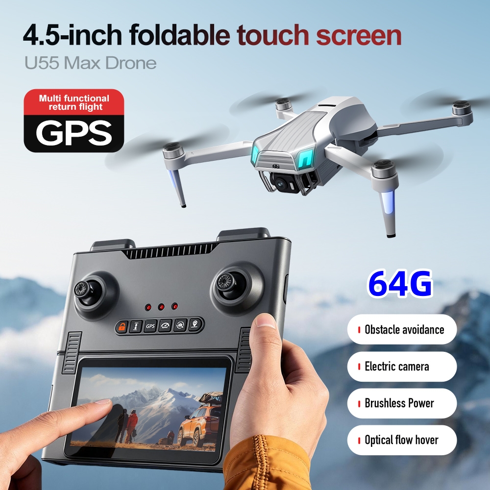 NCZOBOE U55 RC Drone HD Dual C - Drone Gimbal 2 Axis review and price